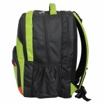 Aqsa ASB48 Designer School Bag (Black Parrot Green)